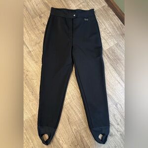 Vintage Edelweiss Skiwear Women’s Size 14 Black Wool
Blend Pants